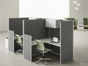 SHELL - Acoustic felt office partition _ DVO