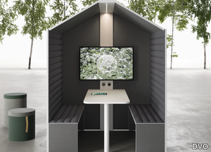 SHELL - Acoustic felt meeting pod _ DVO