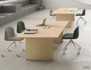 TREKO - Rectangular melamine meeting table _ DVO