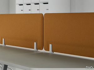 FRONTAL PANELS&SCREENS - Sound absorbing polyester fibre desktop partition _ DVO