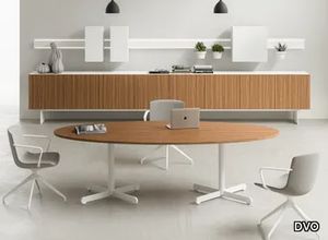 OSLO - Oval melamine meeting table _ DVO