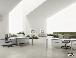 ENTITY - Sectional metal and melamine office workstation _ DVO