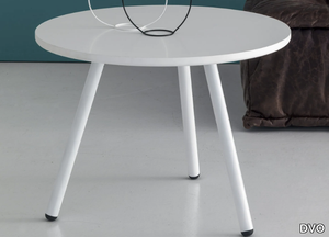 High side table - Round melamine and metal high side table _ DVO