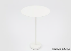 BINCAN M - Round painted metal table _ Danese Milano