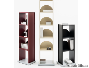 FLOREANA - Open painted metal bookcase _ Danese Milano