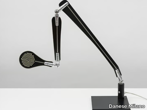 INA - LED with swing arm aluminium desk lamp _ Danese Milano