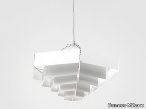 LAMPADA ESAGONALE - LED dimmable aluminium pendant lamp _ Danese Milano