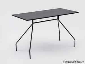 X&Y - Rectangular painted metal table _ Danese Milano