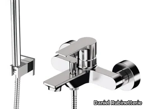 AMBITION AI6102 - Wall-mounted bathtub mixer with hand shower _ Daniel Rubinetterie