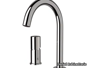 FUSION - 2 hole countertop single handle brass washbasin mixer _ Daniel Rubinetterie