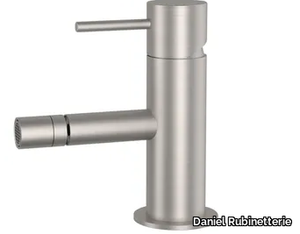 STEEL SSTX604CC - SSTX604BN - Countertop single handle stainless steel bidet mixer _ Daniel Rubinetterie