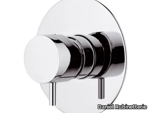 TOKYO - Recessed single handle brass shower mixer with plate _ Daniel Rubinetterie