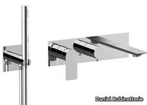 AMBITION AI710D2 - 4 hole wall-mounted bathtub set with diverter _ Daniel Rubinetterie