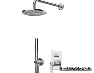 BROOKLYN BY615GZO - Single handle shower mixer with diverter with plate _ Daniel Rubinetterie