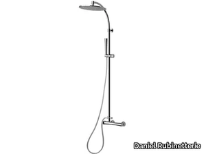 DIVA - Wall-mounted shower panel with hand shower _ Daniel Rubinetterie