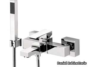 SKYLINE - Wall-mounted bathtub mixer with hand shower _ Daniel Rubinetterie