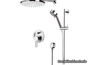 SMART - Shower set with overhead shower _ Daniel Rubinetterie