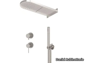 STEEL SSTX615ZPSSCA - Recessed stainless steel shower set with diverter _ Daniel Rubinetterie