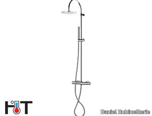 X-FACTOR - Thermostatic shower panel with hand shower _ Daniel Rubinetterie