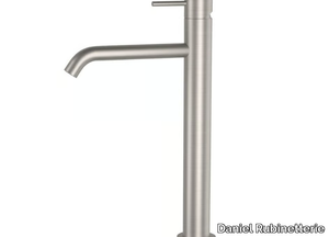 STEEL SSTX607CC - SSTX607BN - High countertop single handle stainless steel washbasin mixer _ Daniel Rubinetterie