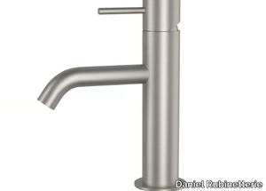 STEEL SSTX605CC - SSTX606N - Countertop single handle stainless steel washbasin mixer _ Daniel Rubinetterie