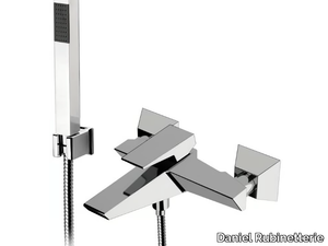 SPEED - Single handle bathtub mixer with hand shower _ Daniel Rubinetterie