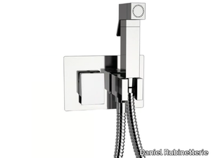 SKYLINE - Chrome-plated chromed brass shower mixer with hand shower _ Daniel Rubinetterie