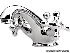 REVIVAL - Countertop 1 hole chromed brass washbasin tap _ Daniel Rubinetterie