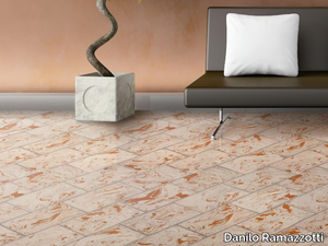 COTTO ZERO VARIEGATO - White red - Quarry flooring _ Danilo Ramazzotti