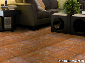 COTTO ZERO VARIEGATO - Red dove gray - Quarry flooring _ Danilo Ramazzotti