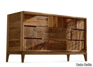 TRAMA E ORDITO M-119 - Walnut chest of drawers _ Dale Italia