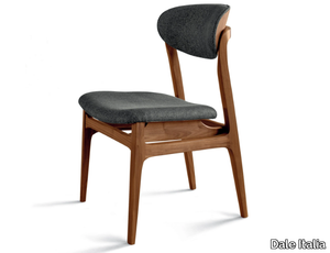 AGIO C-145 - Upholstered walnut chair _ Dale Italia