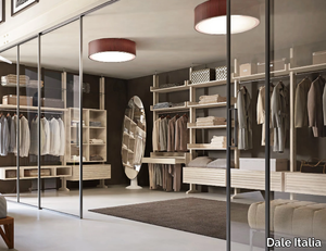 Walk-in wardrobe - Sectional wooden walk-in wardrobe _ Dale Italia