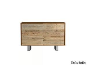 MATE - Solid wood sideboard with doors _ Dale Italia