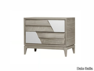 COLORE M-641 - Solid wood bedside table with drawers _ Dale Italia