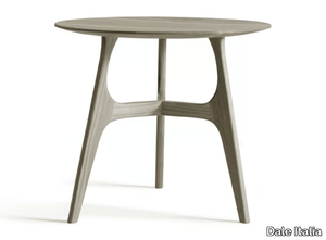 CONVERO H-622 - Round solid wood high side table _ Dale Italia