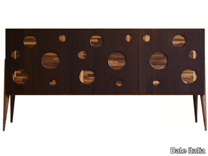 LAUTA CERCHIO A-156 - Walnut sideboard with doors _ Dale Italia