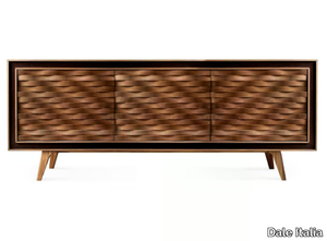 QUADRA A-112 - Solid wood sideboard with doors _ Dale Italia