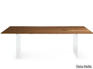 SOSPESO B-127 - Rectangular walnut table _ Dale Italia