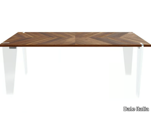 SOSPESO B-174 - Rectangular walnut table _ Dale Italia