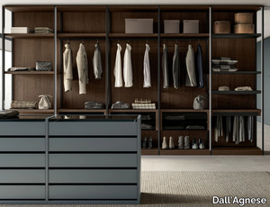 WARDOBE - Sectional wooden walk-in wardrobe _ Dall'Agnese