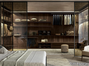 WARDOBE - Sectional wooden walk-in wardrobe _ Dall'Agnese