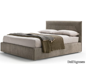 SENTEMPA - Fabric double bed with upholstered headboard _ Dall'Agnese