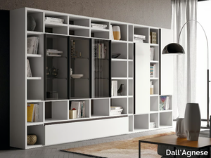 SPEED UP 03 - Open wall-mounted bookcase _ Dall'Agnese