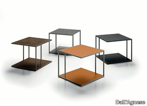 TRACK - Low square porcelain stoneware coffee table _ Dall'Agnese