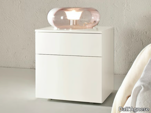 SLIM - Bedside table with drawers _ Dall'Agnese