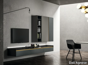 SLIM UP 05 - Wall-mounted storage wall _ Dall'Agnese