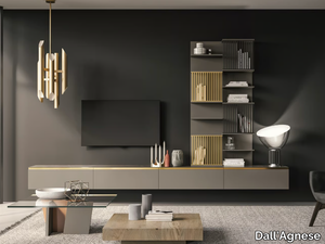 SLIM UP 09 - Wall-mounted storage wall _ Dall'Agnese