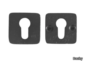 PURE 8083 - Square iron keyhole escutcheon _ Dauby