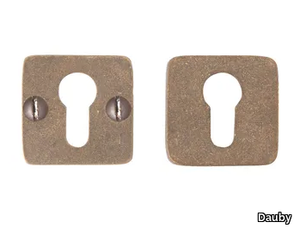 PURE 14507 - Square bronze keyhole escutcheon _ Dauby